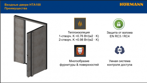 Входная дверь Strata спеченный камень
